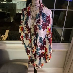 One size floral kimono